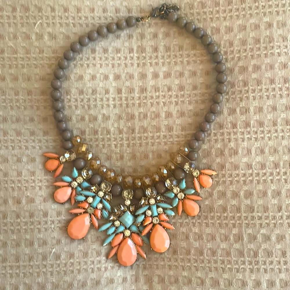Coral Statement Necklace